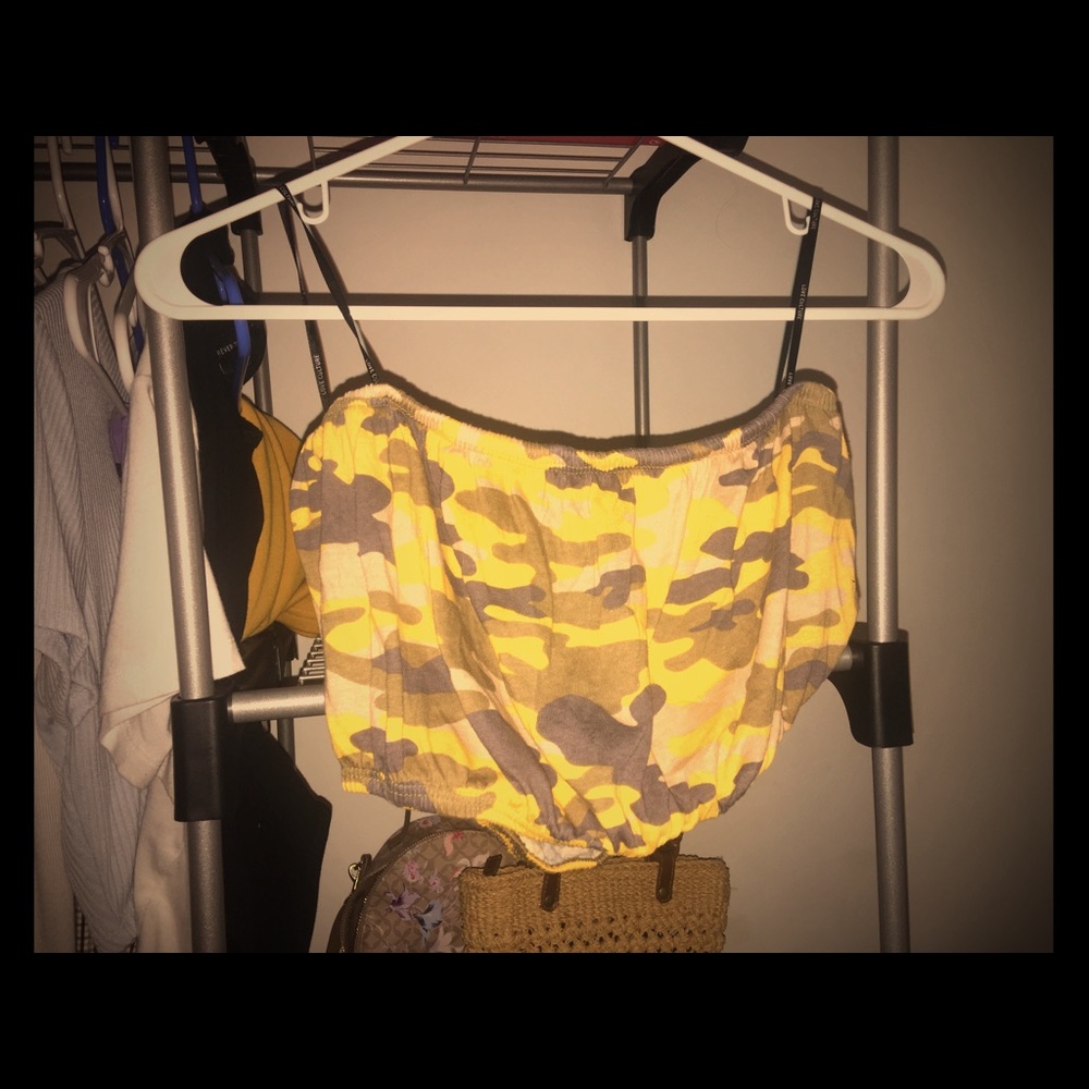 Strapless shirt